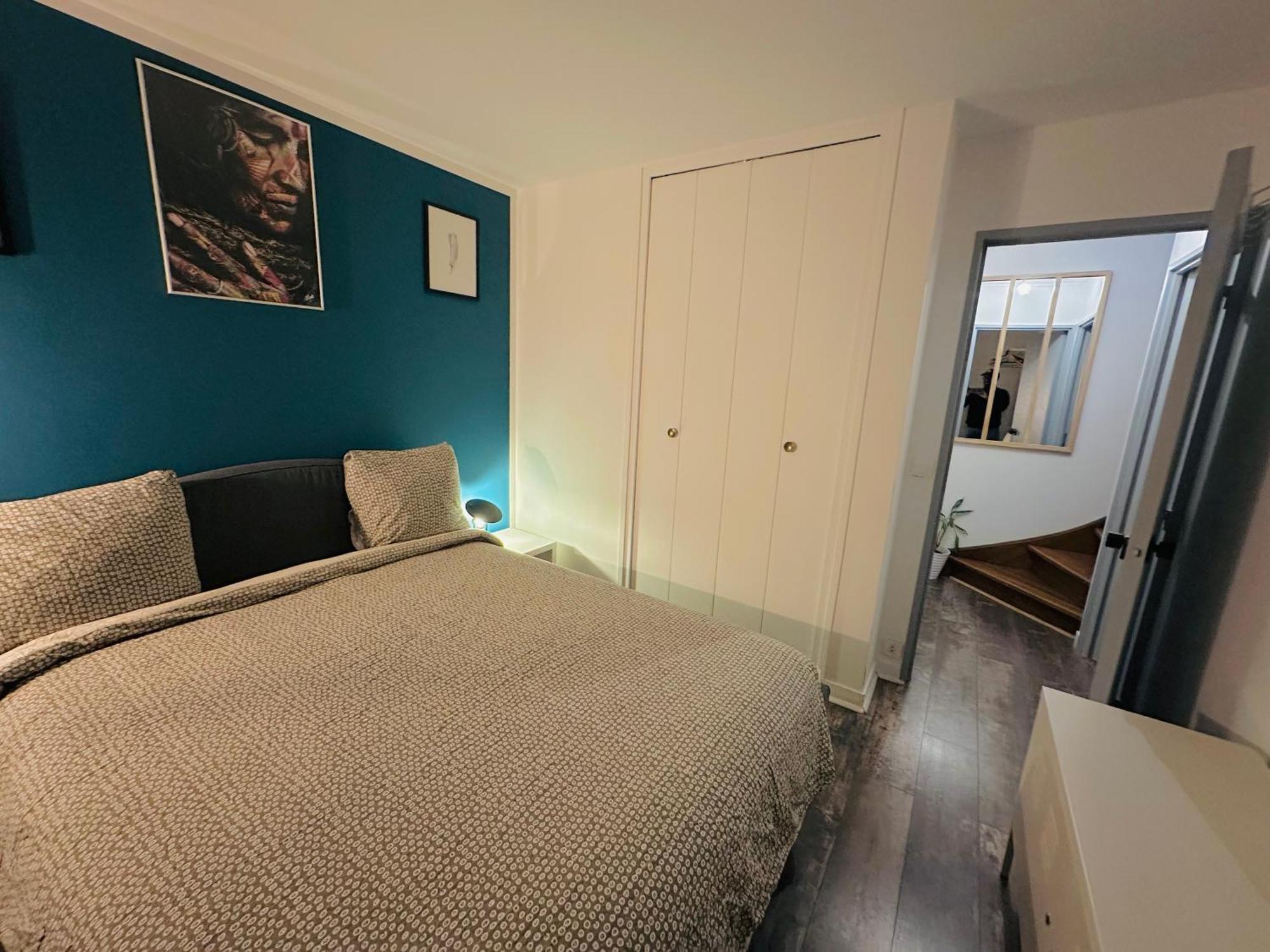 Cosy Duplex Avec Parking A Paris 19 By Immo Kit Bnb Eksteriør bilde